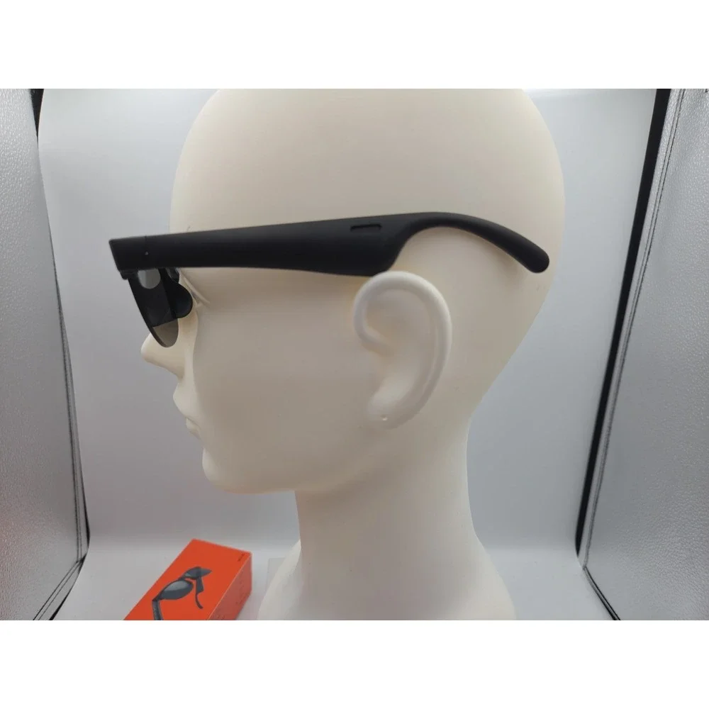 MG100 Smart Audio Sunglasses Open-Ear w/ Speaker Mic, Rechargeable, Gray Lens